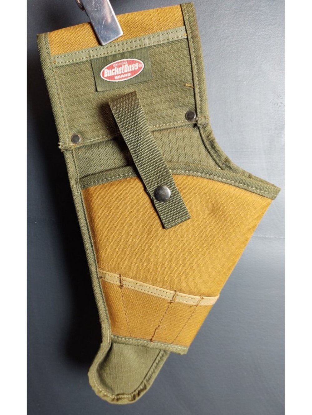 Bucket Boss Tool Pouch Holster Heavy Duty Canvas Belt Pocket Contractor Gear